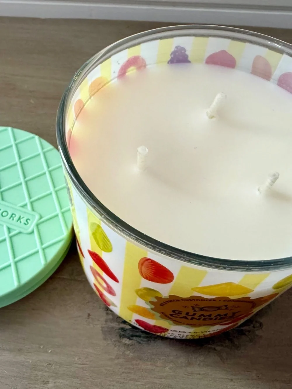Bath & Body Works Candle Gummy Candies 3 Wick New